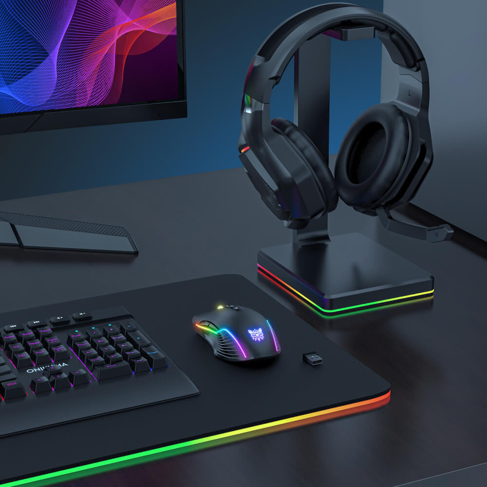 เมาส์เกมมิ่งไร้สาย ONIKUMA CW905 WIRELESS GAMING MOUSE - สีดำ_8